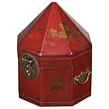 Pyramid Floral Gift Box - Red