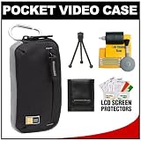 Buy Case Logic TBC-312 Compact Pocket Video Camera Camcorder Case (Black) with Tripod... by Case Logic