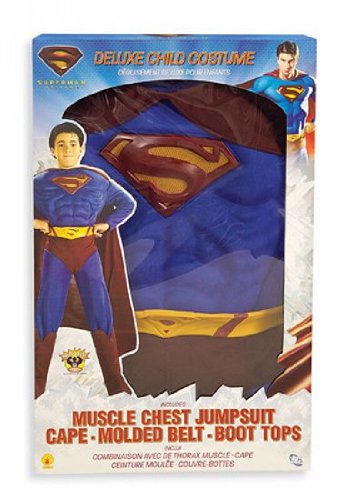  Superman Child Costume Actionwear Boxed Set deluxe
