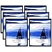 Americanflat Picture Frames with Glass Fronts, 6 Pack-8x10, Black