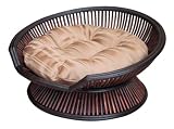 Merry Pet Atmosphere with Cushion - Small Bamboo Pet Bed