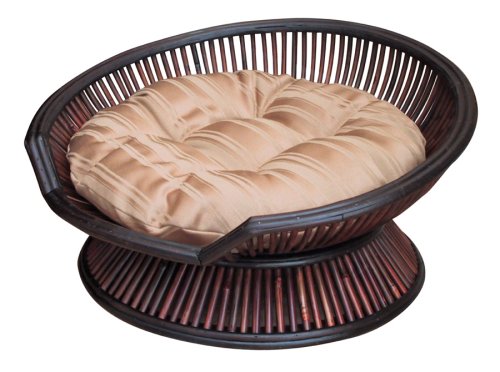 Merry Pet Atmosphere with Cushion - Small Bamboo Pet Bed