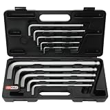 KS Tools 151.2150 Classic Kugelkopf-Innensechskant-Winkelstiftschl�ssel-Satz, Extra Lang, 10-teilig, 3-17 mmvon "KS Tools"