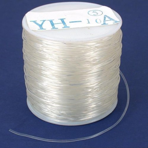 164Ft Clear Stretch Elastic Beading Cord 1.0mm 
