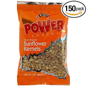 Azar Nut Company Sunflower Kernals, Honey Roasted, 1-Ounce Bags (Pack of 150)