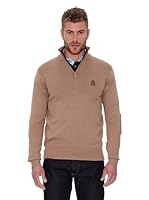 CLK Jersey Half Zip Basic Coderas (Camel)
