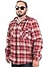 Woodland Supply Co. Men's Sherpa Lined Plaid Hooded Shirt Jacket