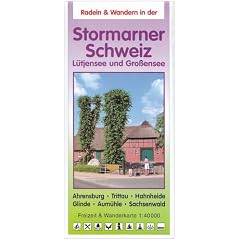 Radeln und Wandern in der Stormaner Schweiz. Freizeit und Wanderkarte 1 : 40 000: L�tjensee und Gro�ensee, Ahrensburg, Trittau, Hahnheide, Glinde, Aum�hle, Sachsenwald