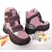 TEX Outdoor Boots Snowboots für Mädchen Kinderschuhe Winterstiefel mit SLAM TEX Klima-Membrane in rosa/pink-burgundrot