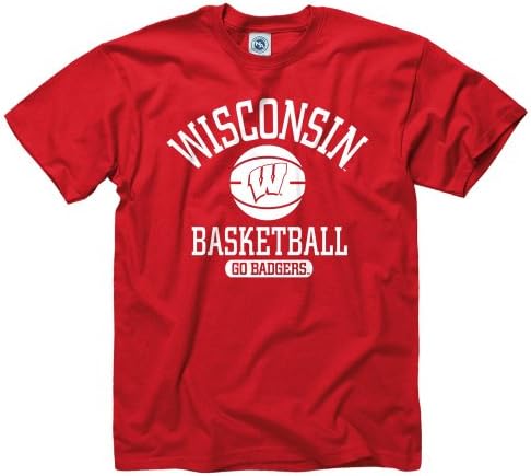Wisconsin Badgers Adult Basically Basketball T-Shirt