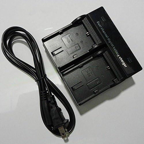 RUIZE® Brand New ( US Plug ) LED Dual Charger for Canon LP-E6 Batteries Compatible With BG-E6, BG-E11, BG-E13, BG-E7, BG-E9, BG-E14 Canon EOS 5D Mark III, 5D Mark II, 6D, 7D, 70D, 60D, 60Da
