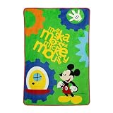Disney Mickey Mouse Coral Fleece Blanket by Crown Crafts