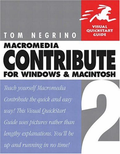 Macromedia Contribute 2 for Windows and Macintosh (Visual QuickStart Guide)