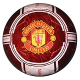 Manchester United Metallic Stripe Soccer Ball - Size 5