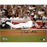 Bill Mueller Autographed Dive vs. Tampa Bay Devil Rays 16 x 20 Photograph (Unframed)