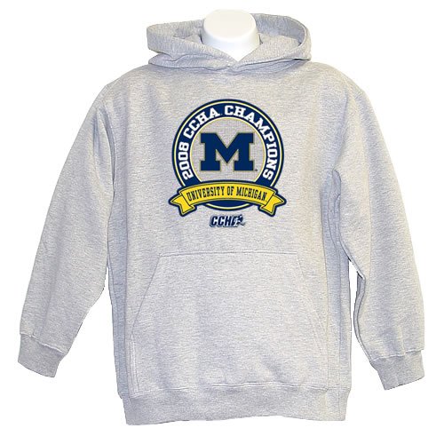 Buy Michigan Wolverines 2008 CCHA Champions Youth Hoody