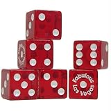Set of 10 Fabulous Las Vegas Dice - 5 Piece Dice Package