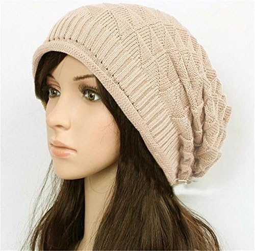 Senchanting(TM) New Women Beret Braided Beanie Crochet Knitted Hat Cap