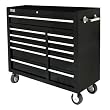 HOMAK BK04011410 41-Inch SE Series 11-Drawer Roller Cabinet - Black