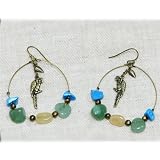 COBANO(コバノ) BIRD PIERCE バードモチーフ 天然石 ピアス
