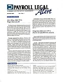 Payroll Legal Alert