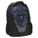 Wenger Ibex Laptop Computer Backpack (Black/Blue)