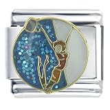 So Excited! Sports Italian Charms Bracelet Link