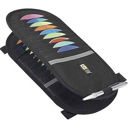 AV-20 Double CD Visor (20 Capacity, Nylon, Black)