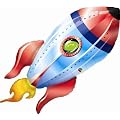 Alien Spaceship 40" Foil Balloon -Monster/Alien Party