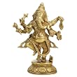 Brass Dancing Ganesh Statue