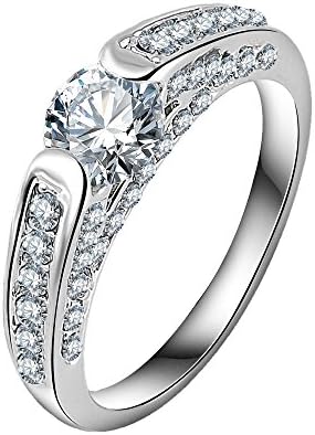 The New 18k Rose Gold Oval Ring Austria Crystal Wedding Engagement Rings Ring Jewelry Wholesale 0048 (17mm)