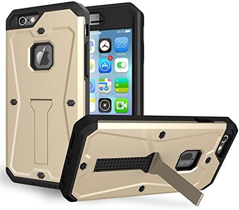 Toboy® Iphone 6 Armored Tank case Newest Slim Tough Resistant Anti-scratch Protective for Apple iPhone 6 (Gold)