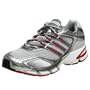 adidas Men's Supernova Glide Running Shoe,Lt Grey/Haze/Red,7 M