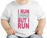 I Run I'm Slower Than Congress オーガニックベビーTシャツ 12 - 18 Months