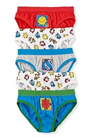 5 Pack Pure Cotton Mr. Men Slips