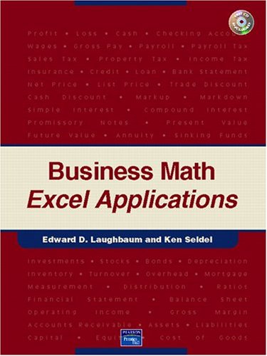 Business Math Excel Applications