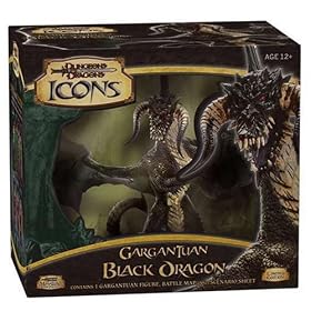 Dungeons & Dragons Miniatures: Gargantuan Black Dragon