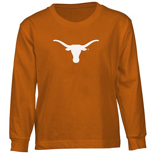 Genuine Stuff Texas Longhorns Youth Long Sleeve T-Shirt Extra Large