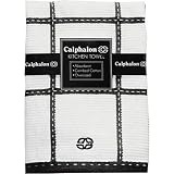 Calphalon Checked Terry Kitchen Towel, Black Licorice