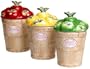 Pfaltzgraff Delicious 3-Piece Sealed Canister Set