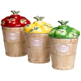 Pfaltzgraff Delicious 3-Piece Sealed Canister Set
