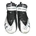 Pair of Riley Cooper Autographed Florida Gators Game Used Cleats - 2010 Senior Bowl