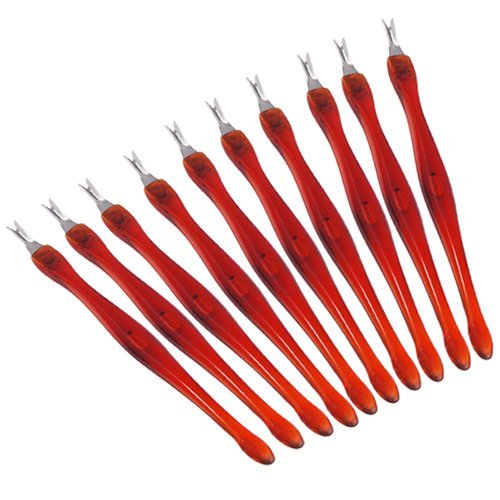 StillCool 10 X Cuticle Pusher Trimmer Remover with Tail Pedicure Manicure Nail Art Tool