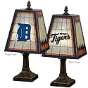 Detroit Tigers 14-Inch Art Glass Lamp