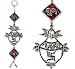 HINDU SHUBH LABH WALL HANGING w/ Swastika Kalash ~ Brings Good Luck & Auspicious Gain ~ 12" Long