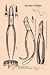 Art Poster, Bicuspid Forceps - 18.75 x 27.5