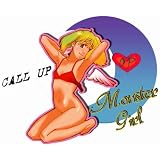 痛車 マクロスＦ ノーズアート ランカ Monster Girl (S)  (C) '07 BW/MFP・MBS 痛車 ステッカー 製作