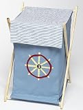 JoJo Designs Baby and Kids Clothes Laundry Hamper - Come Sail Away