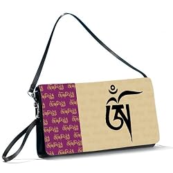 Om Mani Mantra Buddhist Clutch Bag