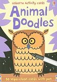 Animal Doodles [With Pens/Pencils] (Usborne Activity Cards)